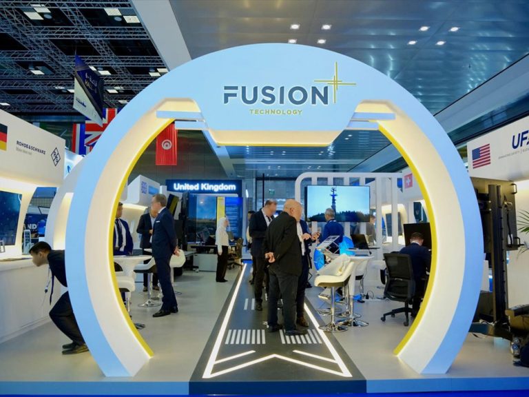 Fusion Technology Exhibition Booth - event setup